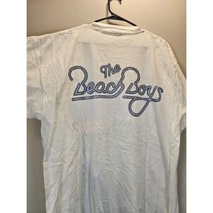 Vintage 1992 The Beach Boys Brockum T Shirt White Graphic Tour One Size Fits All